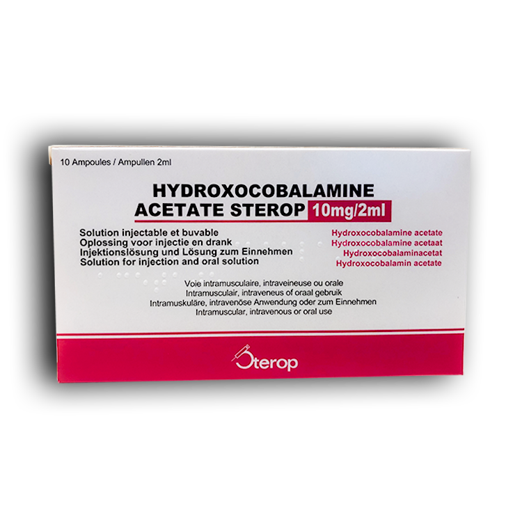 Hydroxocobalamin acetate 10 mg/2 ml