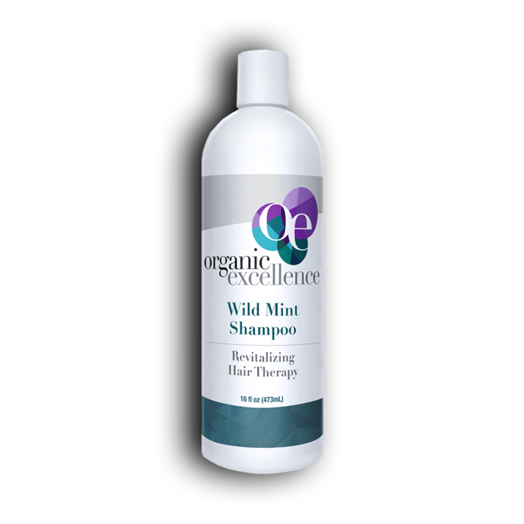 Organic Excellence -Wild mint shampoo revitalizing hair therapy x 473 ml