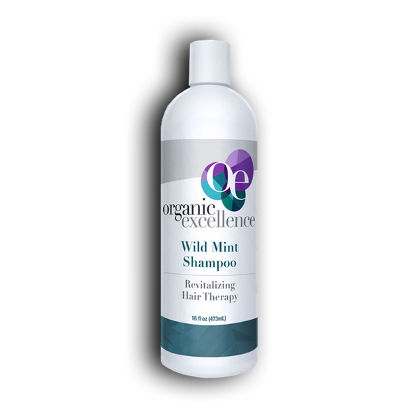 Organic Excellence -Wild mint shampoo revitalizing hair therapy x 473 ml